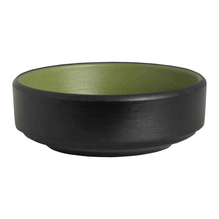 Steelite 7820JB005 - Round 4" x 1.5" Melamine Bowl, 5.25 oz, Cactus Design Dishwasher Safe - 24/Case