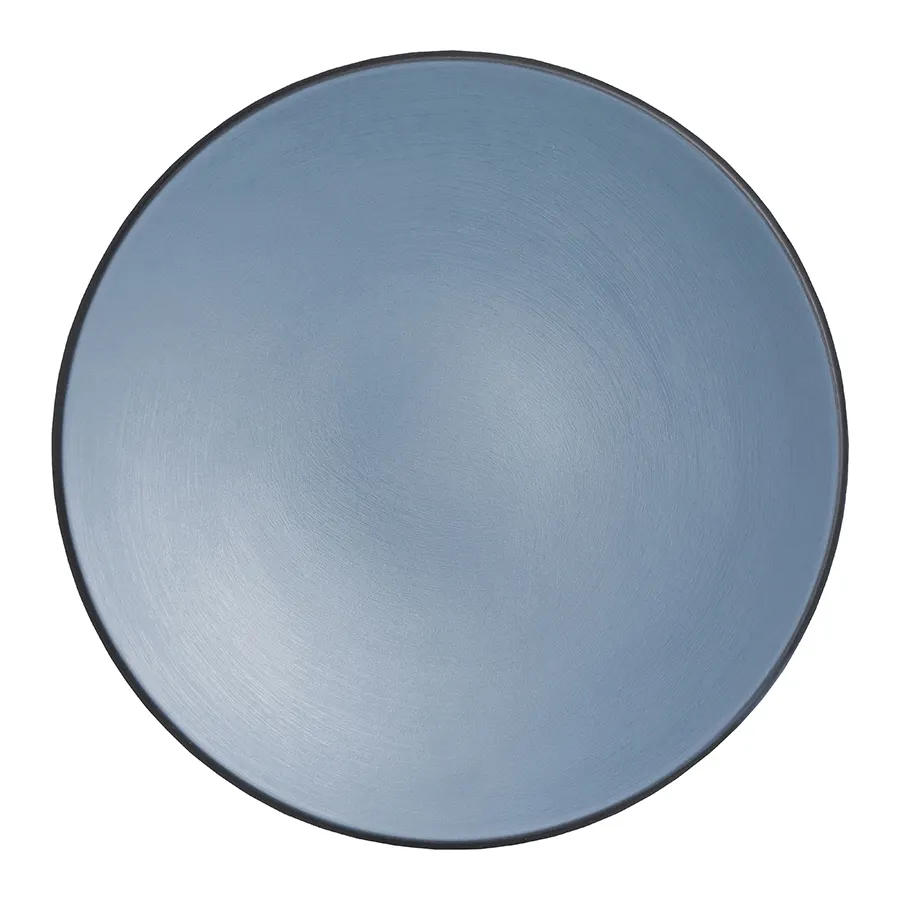 Steelite 7830JB017 - Round Melamine Plate 7" x 0.875", Blues, Dishwasher Safe, 24 per Case