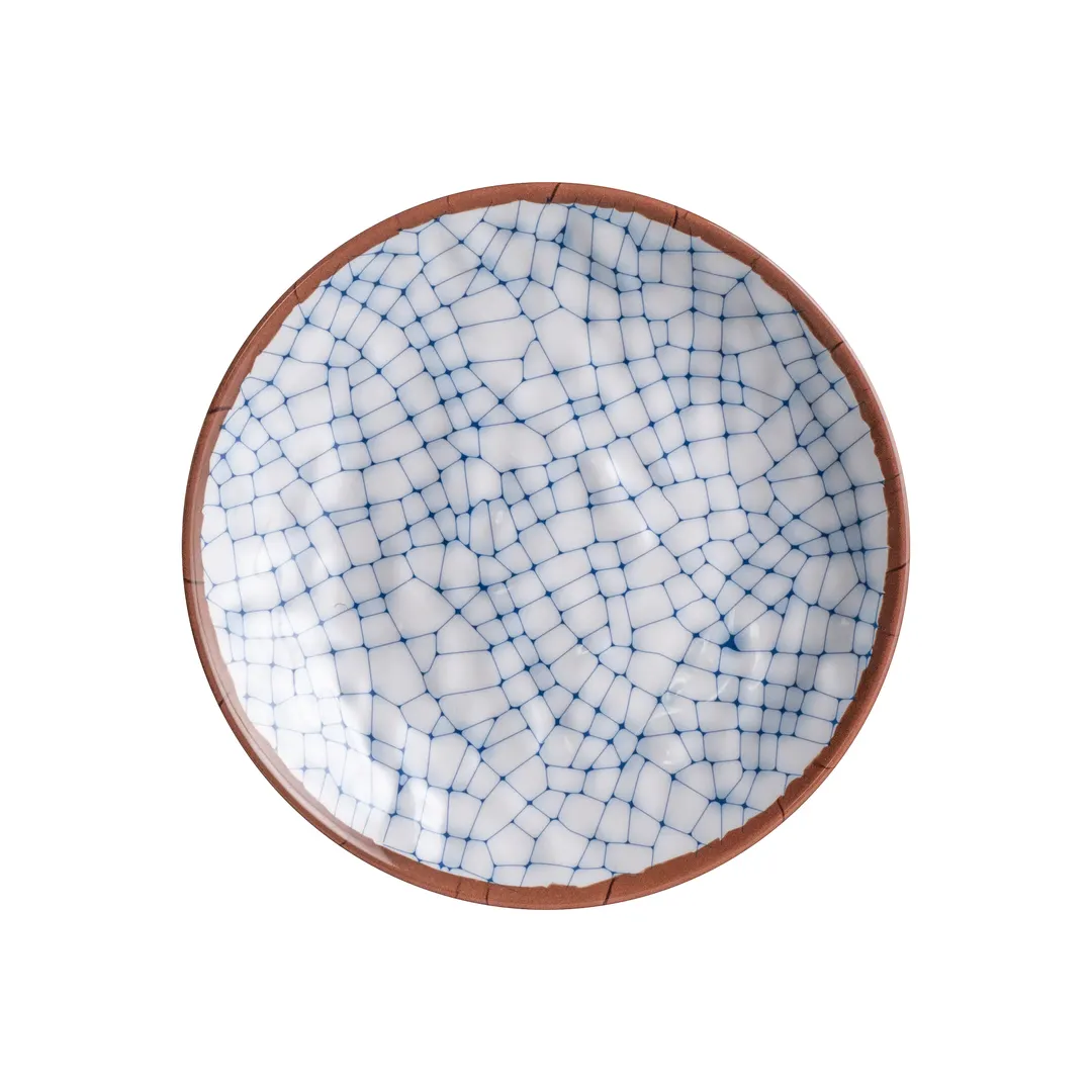 Steelite 7900BR702 Dessert Plate, 8.5" Round Melamine Plate with Designs/Patterns - 1 Dozen