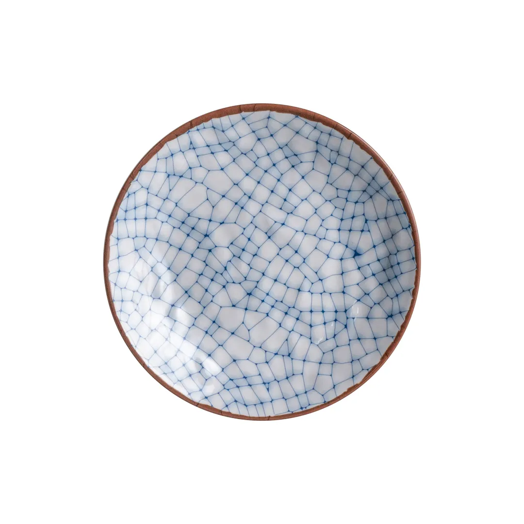 Steelite 7900BR703 Melamine Plate, 6.5" Round B&B Tribeca Design, Plastic Dinnerware - 1 Dozen