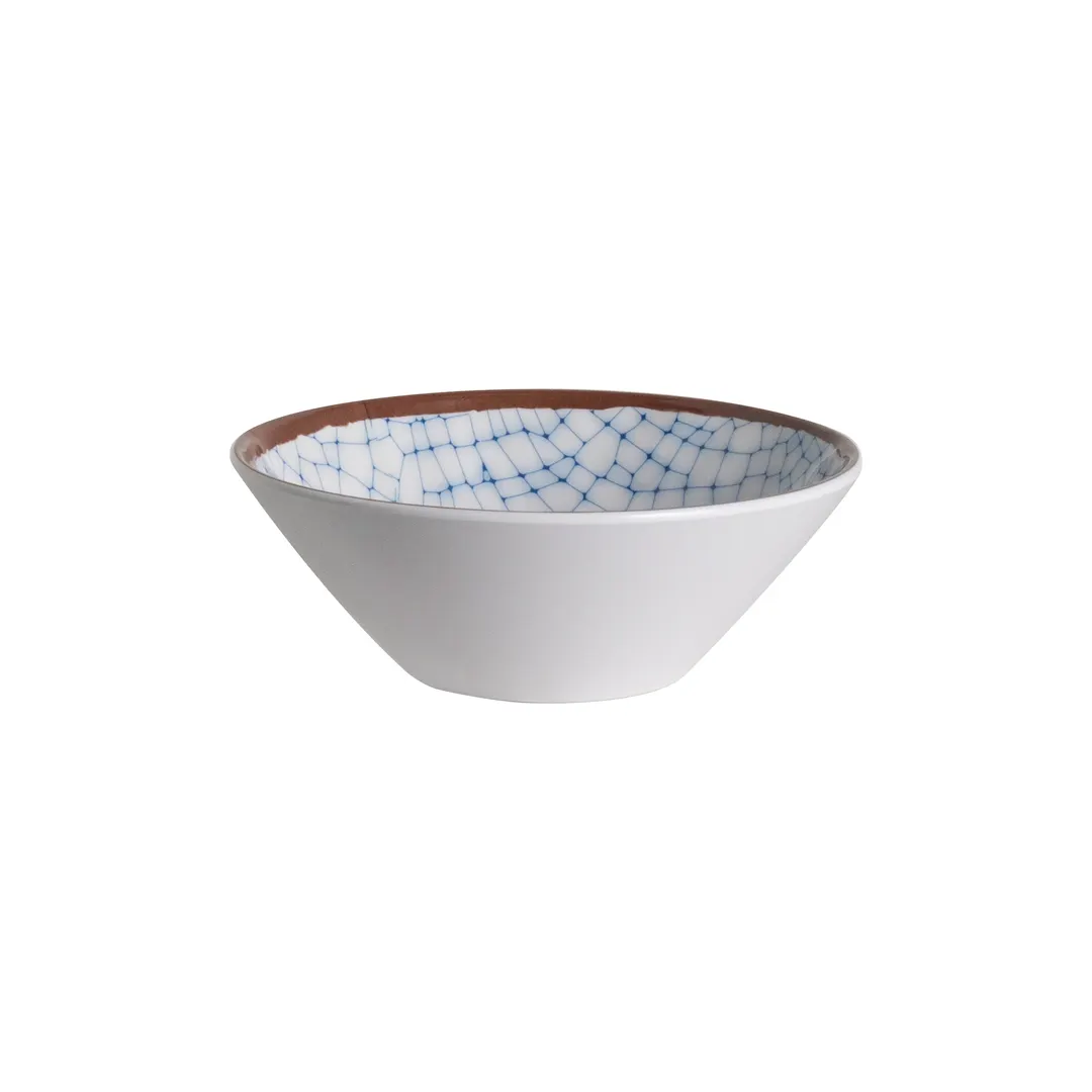 Steelite 7900BR705 - 12 Oz Round Melamine Bowl, 5.5" x 2.0" Tribeca Design 0.5 Qt Capacity - 1 Dozen