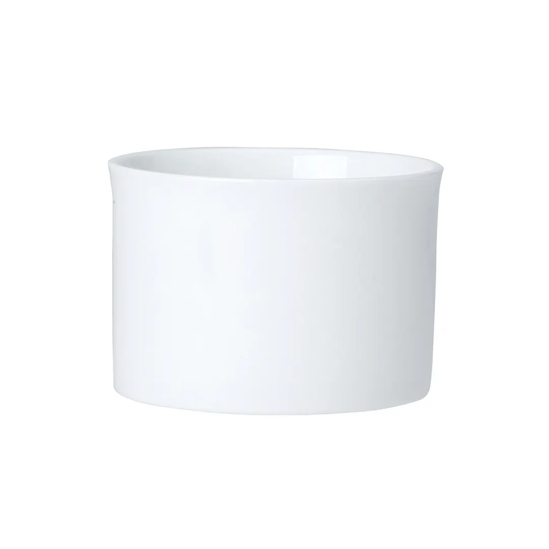 Steelite 82000AND0148 Sugar Bowl, 7 Oz Capacity, 3.375" x 2.25" White Bone China, No Lid - 6/Case