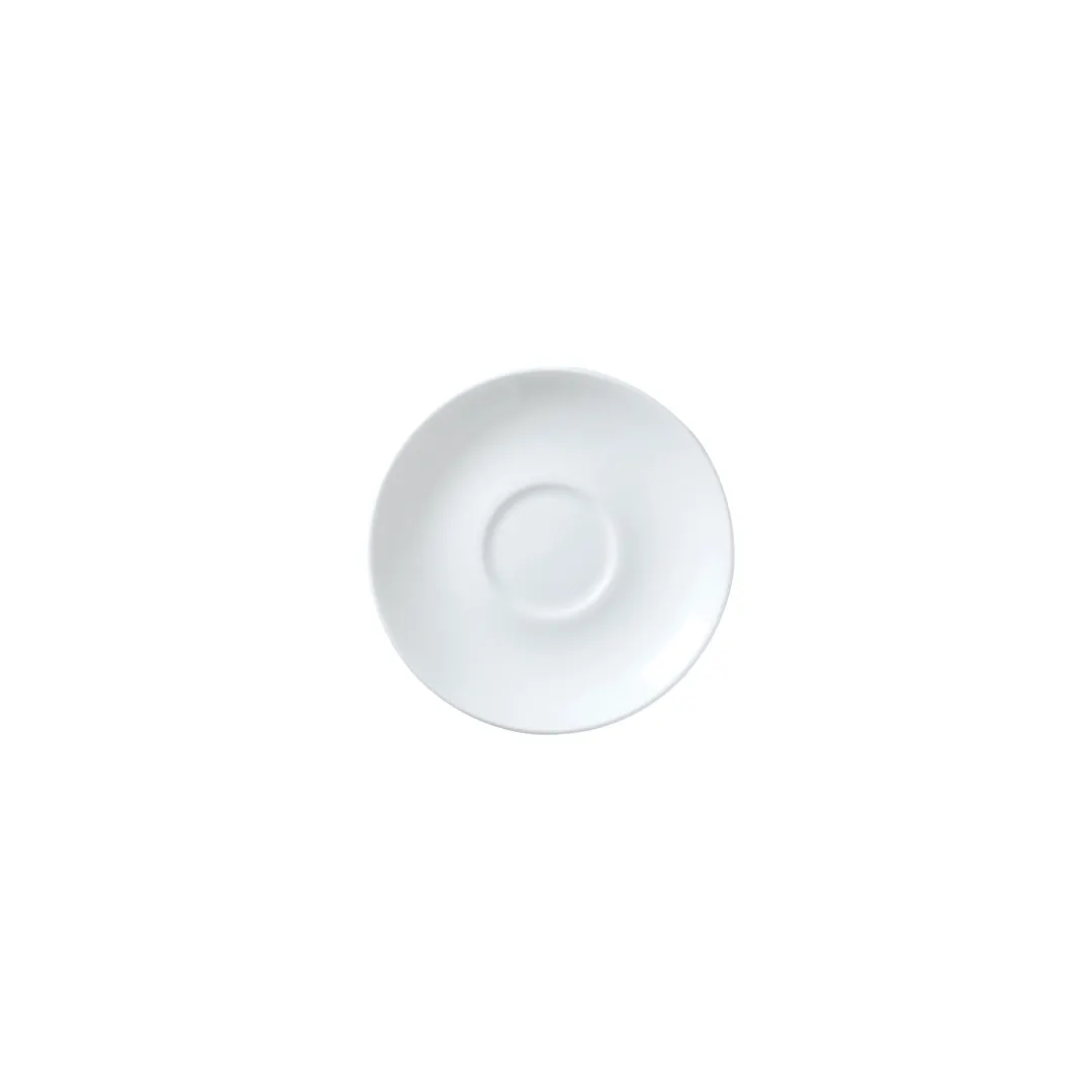 Steelite 82000AND0169 Tea‑For‑One Round Bone China Saucer, 5.75" x 0.75", White Finish - 1 Dozen