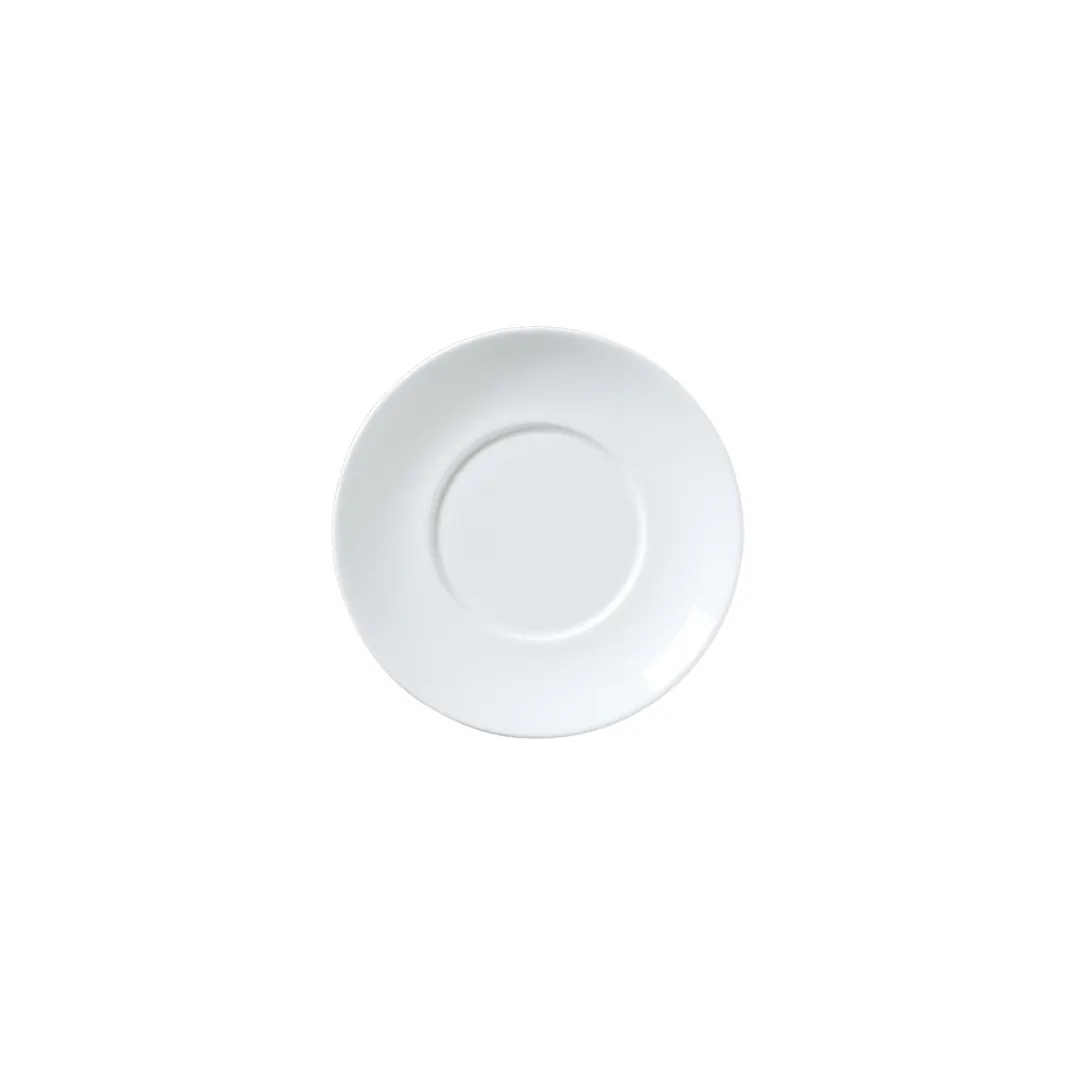 Steelite 82000AND0211 Saucer, 6.375" x 0.875" Round Bone China, Coupe White - 1 Dozen