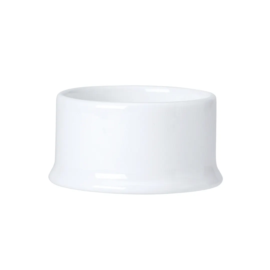 Steelite 82000AND0249 Condiment Server, 2 oz Bone China Pot, Classic White, 2.5" x 1.375" - 1 Dozen