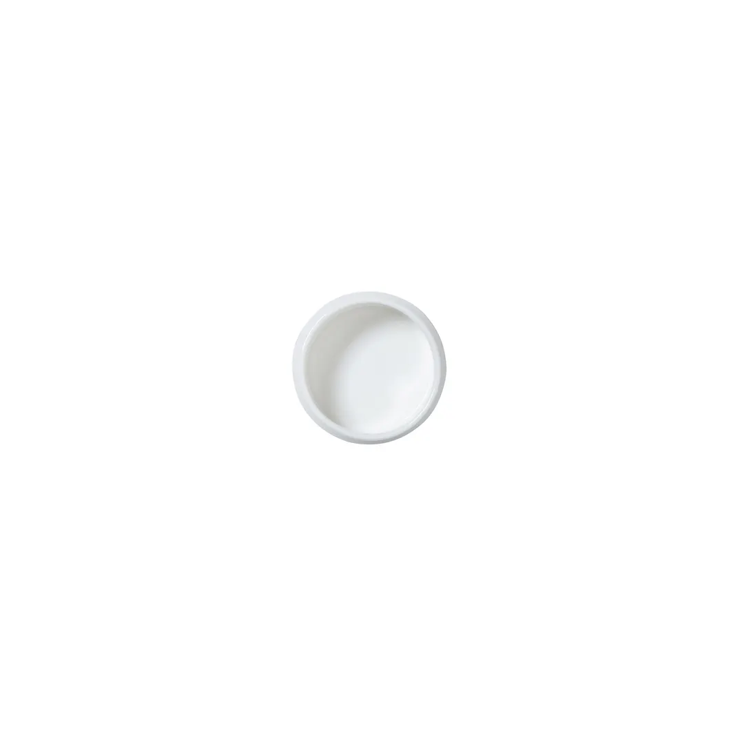 Steelite 82000AND0249 Condiment Server, 2 oz Bone China Pot, Classic White, 2.5" x 1.375" - 1 Dozen