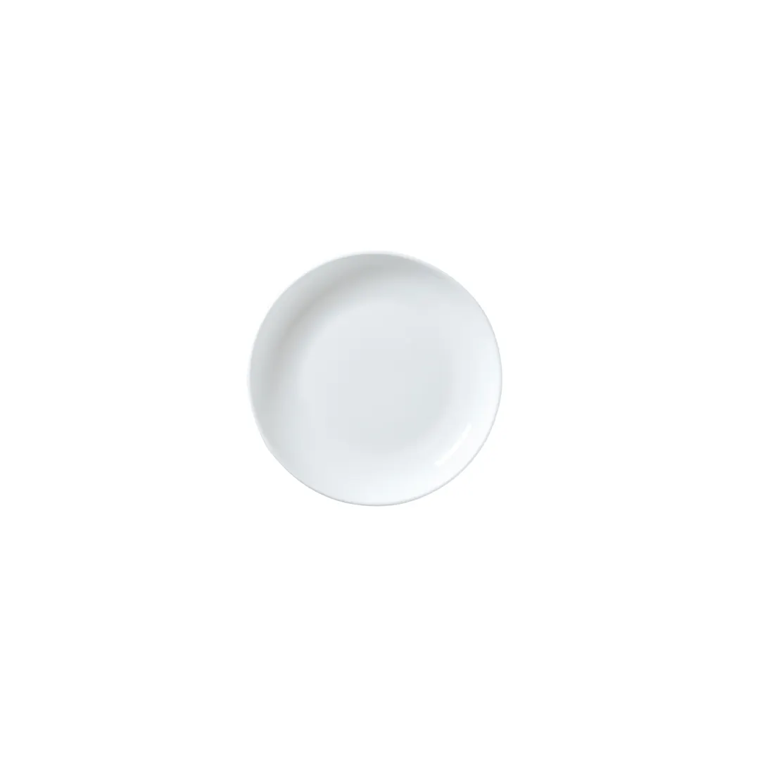 Steelite 82000AND0295 Butter Dish – Round Bone China Coupe White, 4.75" x 0.625", 1 Dozen