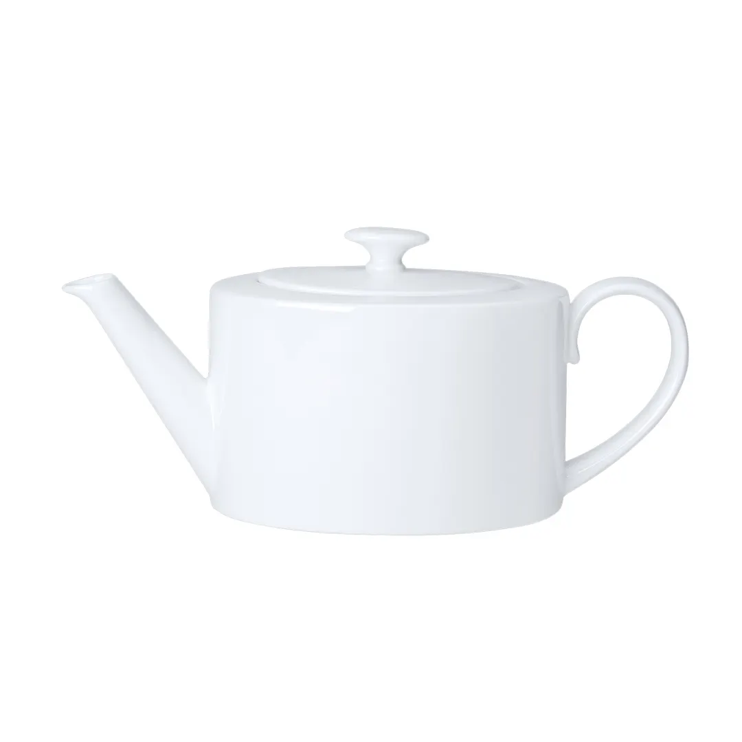 Steelite 82000AND0337L Teapot Lid, Oval Bone China, Classic White, 3.875" x 2.375" x 1.375"
