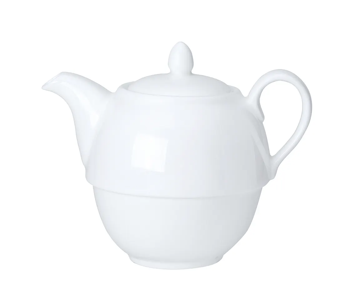 Steelite 82000AND0411BL Teapot Lid, 2.25" x 1.625", Coupe White Bone China, William Edwards