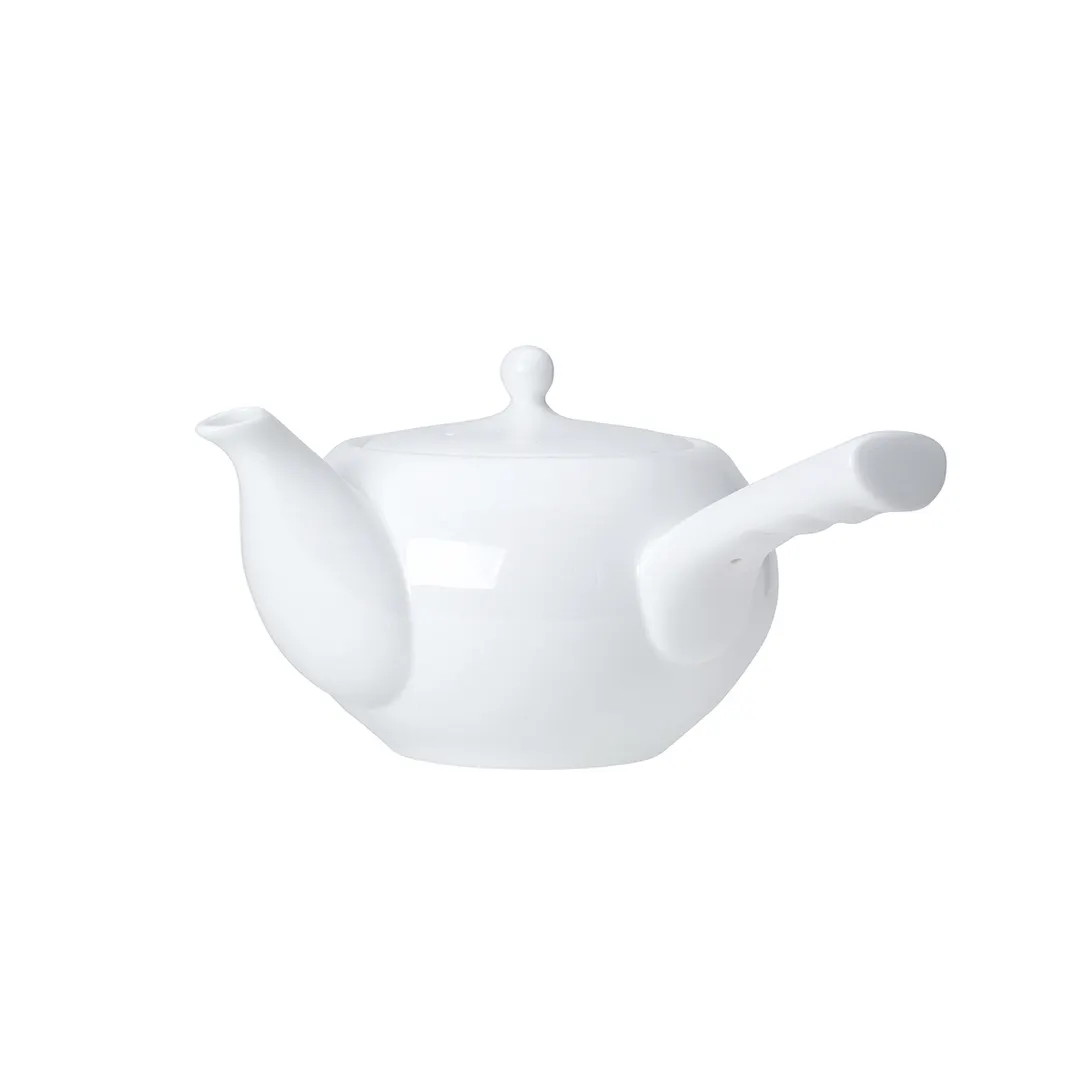Steelite 82000AND0425 - Bone China Oriental Teapot, 14 oz (5.875" x 3.5"), Lid Included - 6/Case