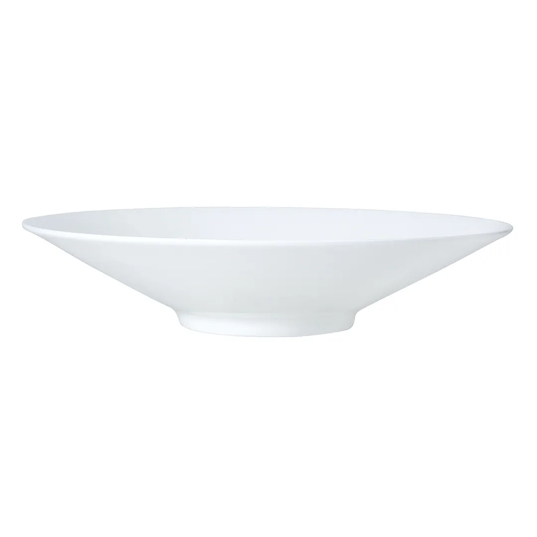 Steelite 82000AND0473 Round Bone China Bowl, 24 oz (10.75" x 2.25"), Whiteware Snipe Deco, 6/Case