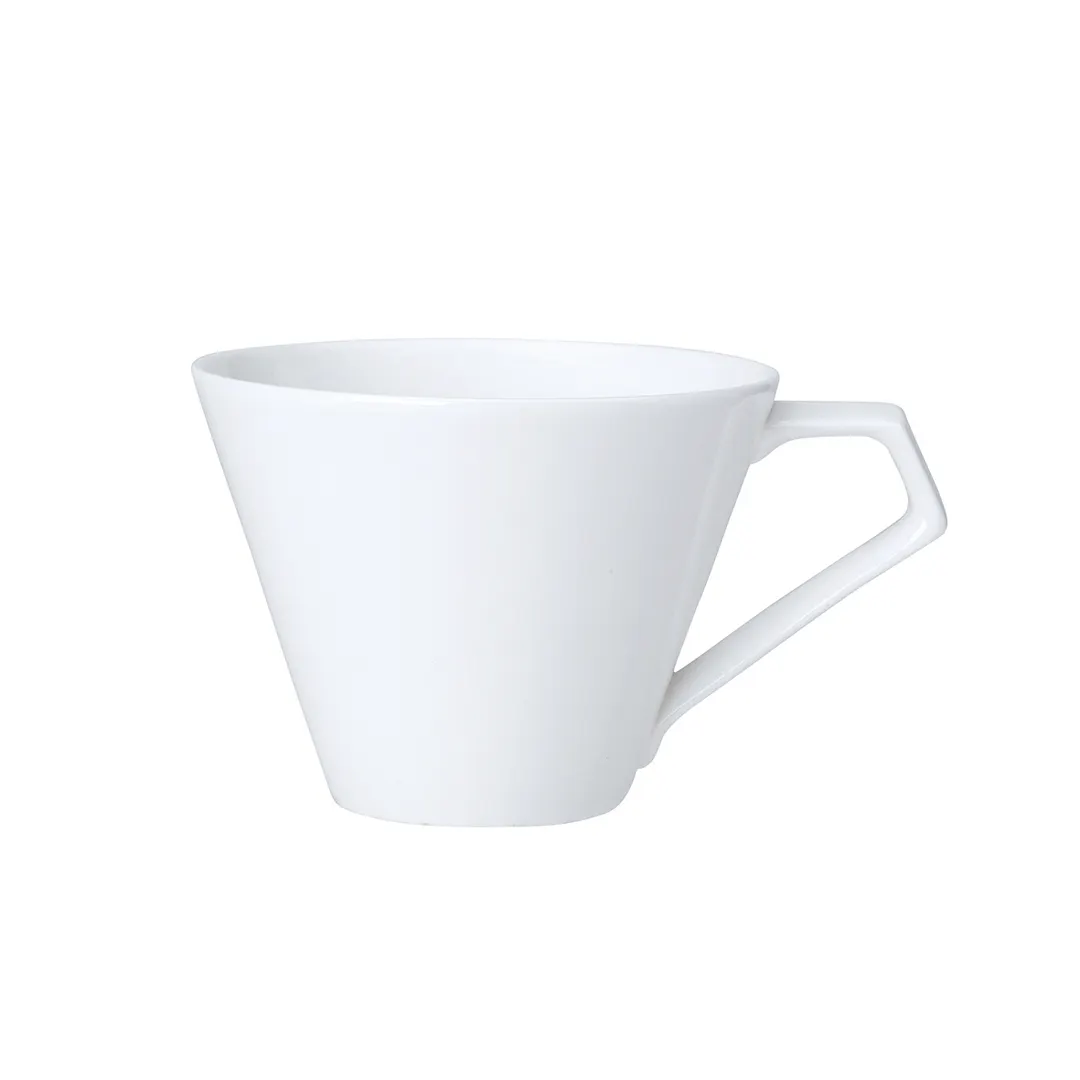 Steelite 82000AND0515 - Tea Cup, 7.75 oz (2.75"), Bone China, Snipe Deco, William Edwards - 1 Dozen