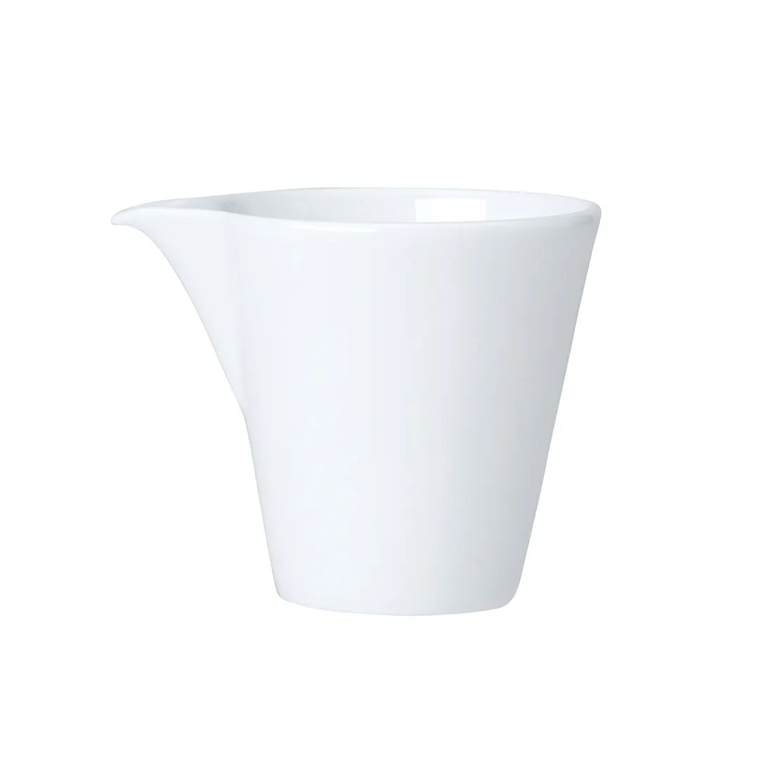 Steelite 82000AND0527 - 3.75 Oz (2.5") Snipe Deco Creamer Pitcher Bone China Handleless - 1 Dozen