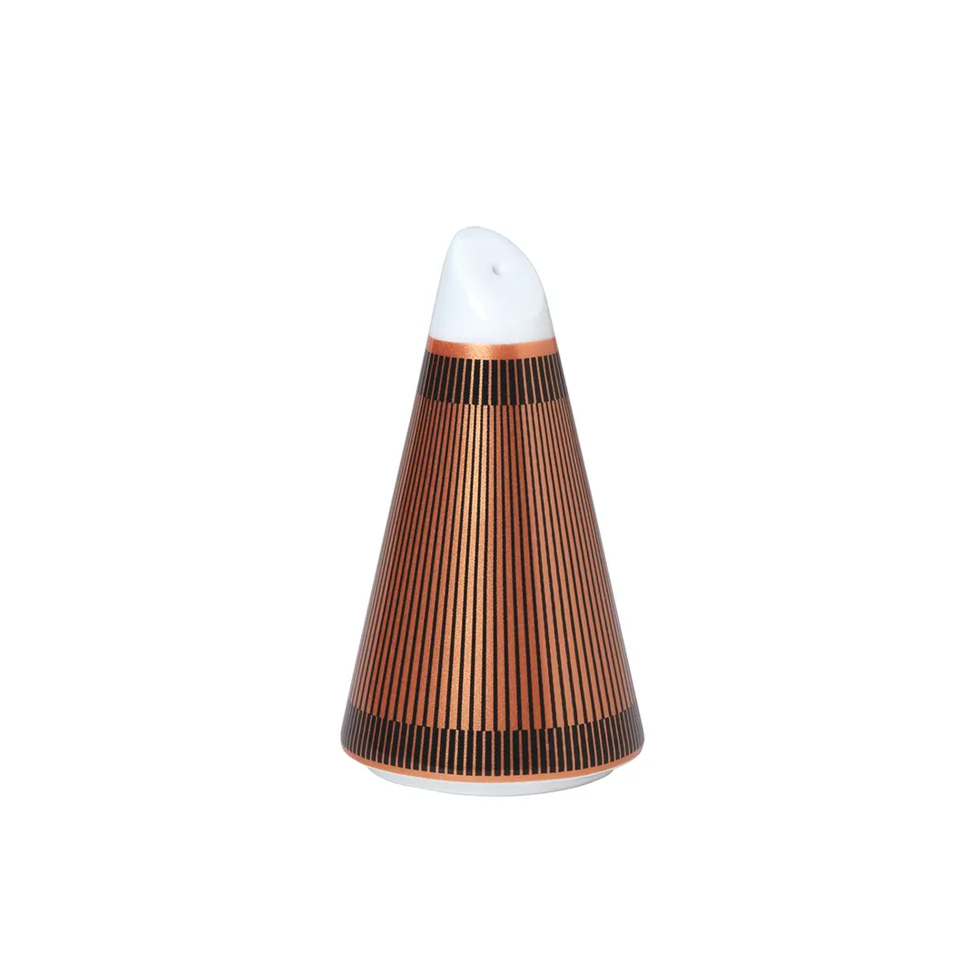Steelite 82105AND0525 - Bone China Salt Shaker 1.625" x 2.5", Gatsby Design - 1 Dozen
