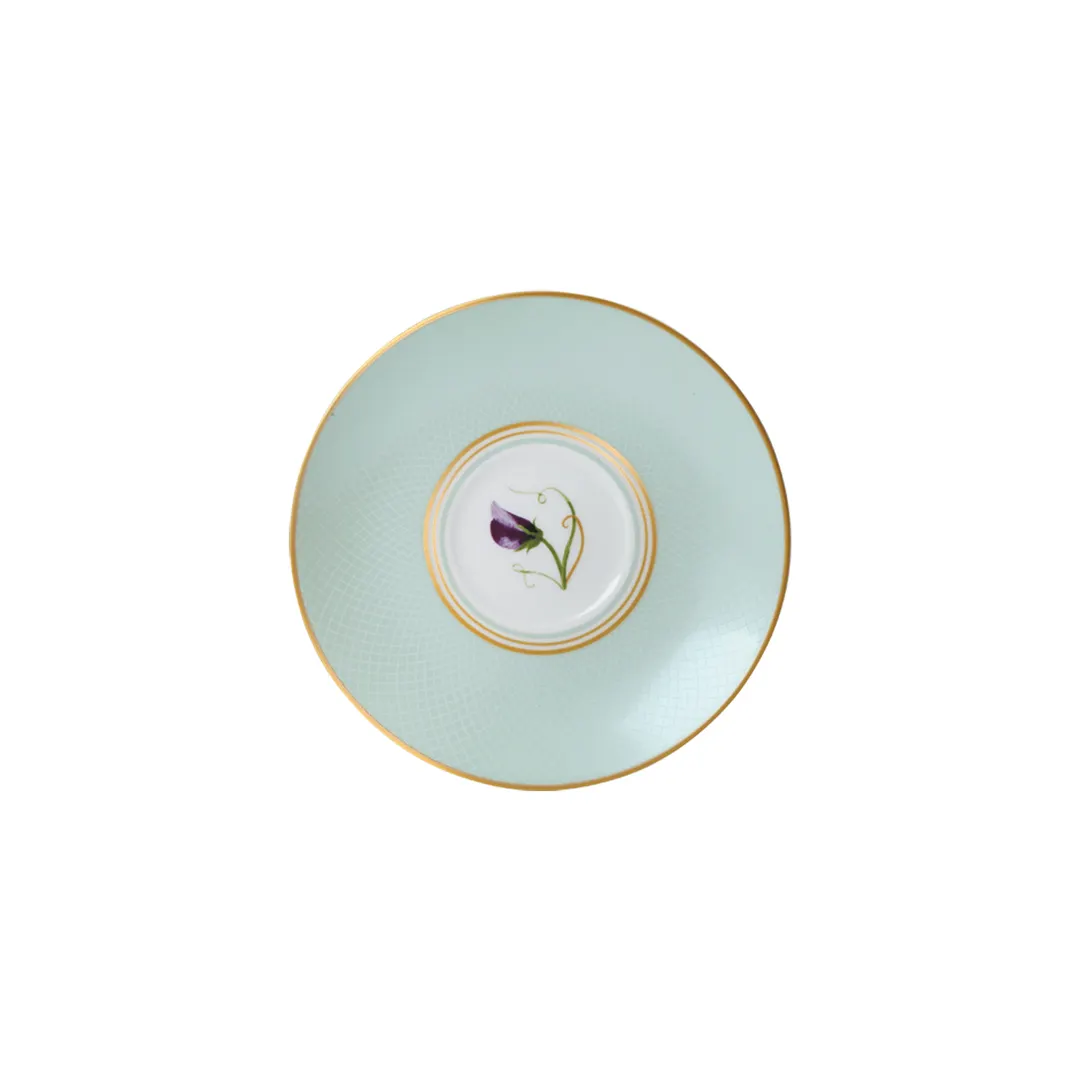 Steelite 82106AND0107 - Tea Saucer, 6.375" x 0.875", Trellis Edwards Round Bone China - 1 Dozen