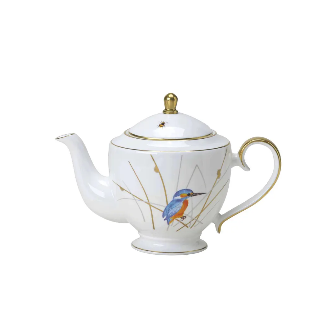 Steelite 82108AND0213 Teapot Lid, 3.375" x 2.25" Bone China, Reed William Edwards Design - 6/Case