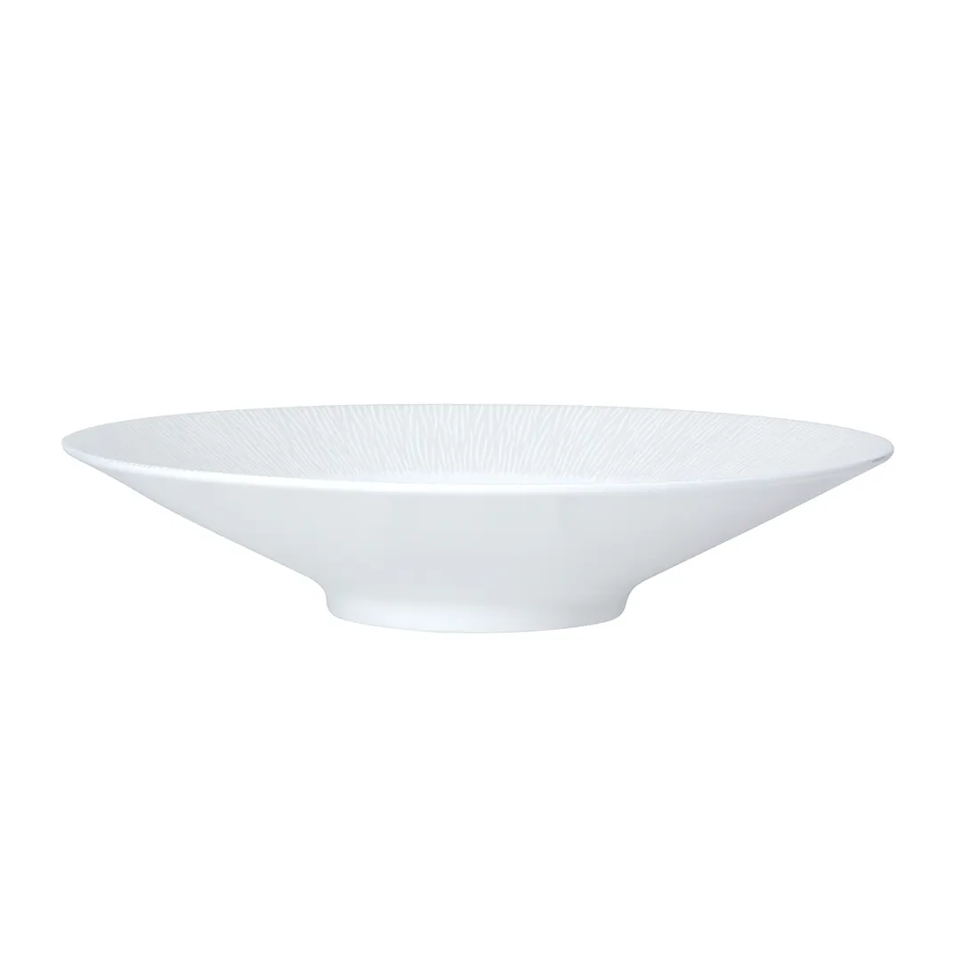 Steelite 82109AND0473 - 24 oz Round Bone China Bowl, 10.75" x 2.25", Flame Signature, - 6/Case