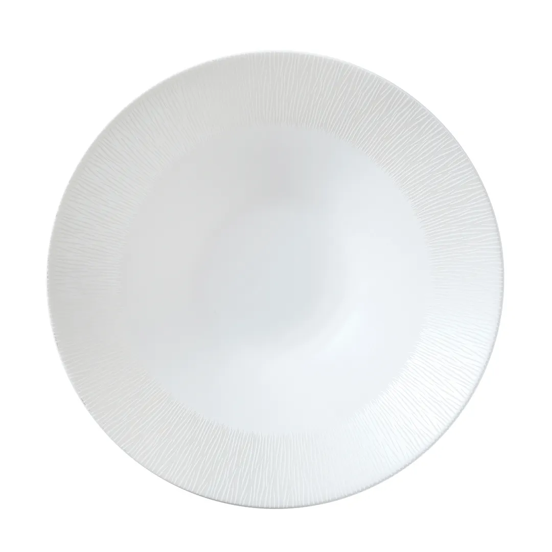 Steelite 82109AND0473 - 24 oz Round Bone China Bowl, 10.75" x 2.25", Flame Signature, - 6/Case