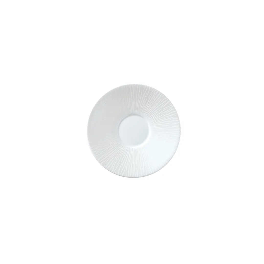 Steelite 82109AND0518 Espresso Saucer 4.75" x 0.75" Signature Flame Bone China - 1 Dozen
