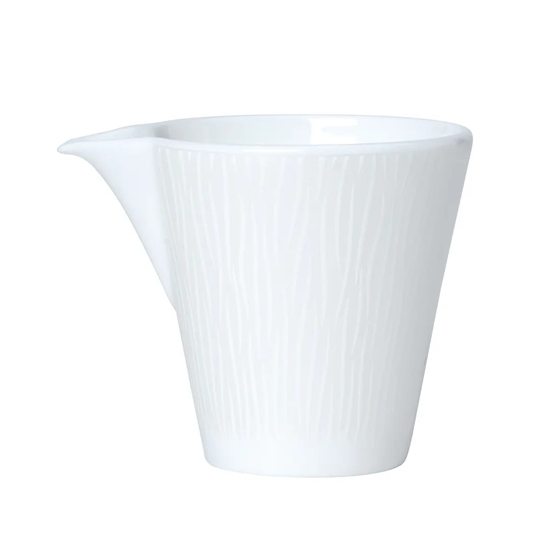 Steelite 82109AND0527 Creamer Pitcher, 3.75 oz 2.5" x 2.5" Bone China Flame, No Handle - 1 Dozen
