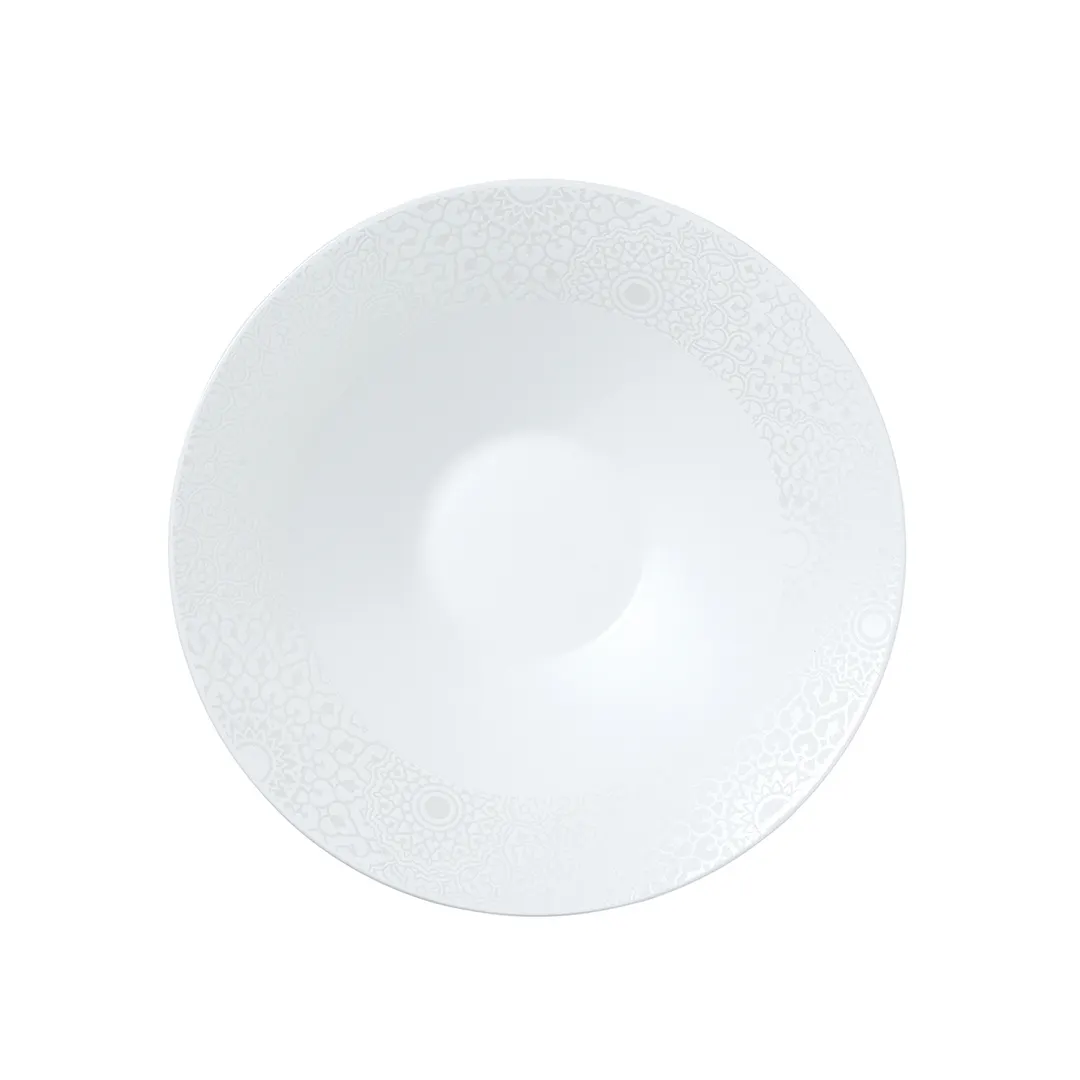 Steelite 82110AND0512 - 9" Round Bone China Bowl, 21 oz, Moresque William Edwards Pattern - 1 Dozen