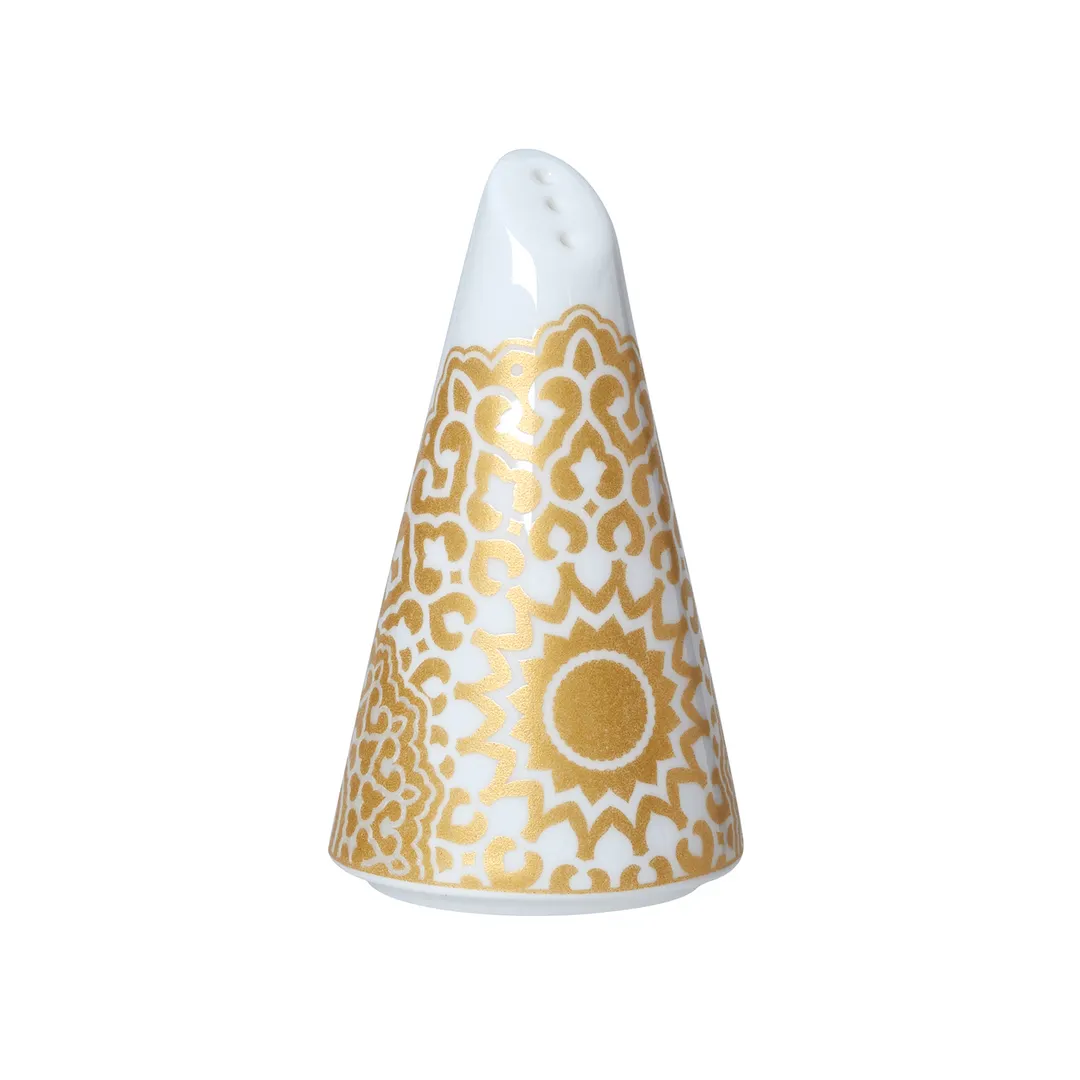 Steelite 82110AND0526 - Signature Moresque Pepper Shaker, 1.625" x 2.5", Bone China, 1 Dozen