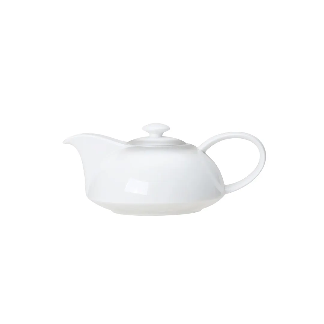 Steelite 82111AND0467 - Frost Signature Bone China Teapot, 23 oz (6.0"), with Lid - 6/Case