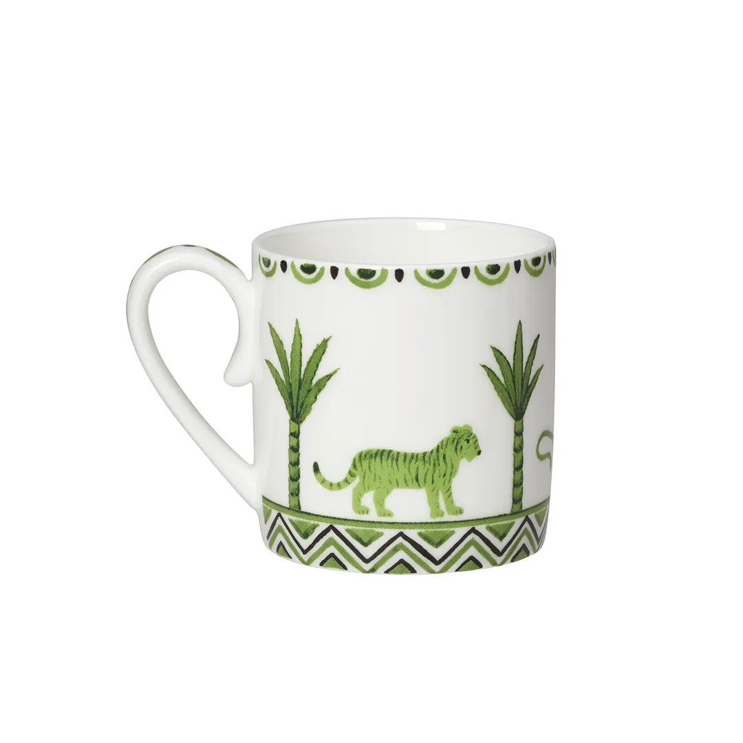 Steelite 82112AND0112V1 Coffee Can, 3.5 Oz (3.25" x 2.25" x 2.5"), Bone China, Garden - 1 Dozen