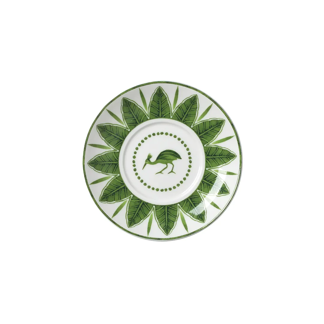 Steelite 82112AND0152V1 Espresso Saucer 4.75" x 0.75" Sultans Garden, Round Bone China - 1 Dozen