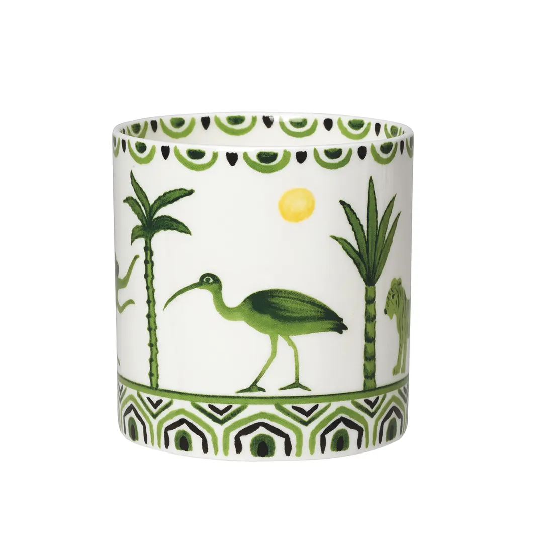 Steelite 82112AND0281V1 - China Mug, 12.25 Oz Bone China, 5"x3.25"x3.5", Sultans Garden - 1 Dozen