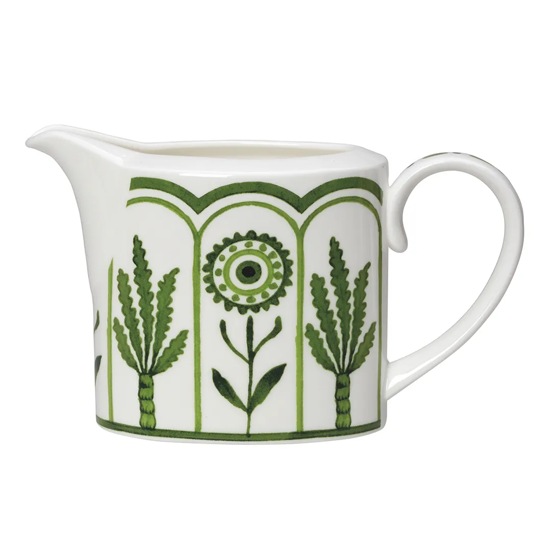 Steelite 82112AND0340 - Creamer Pitcher, 7.75 oz (5.75"x2.5"x3.25"), Bone China, Handle - 1 Dozen