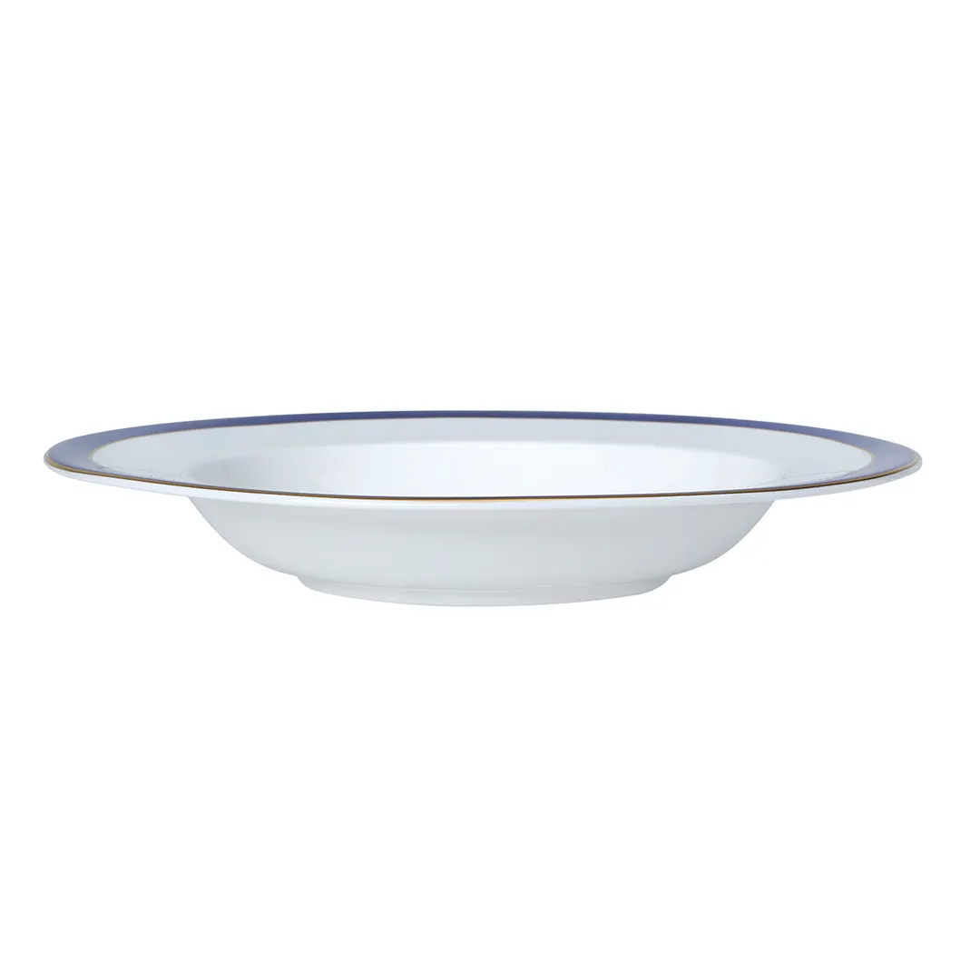 Steelite 82114AND0105 - Duke William Edwards Round Rim Bowl 8.0 oz 8.75"x1.375" Bone China - 1 Dozen