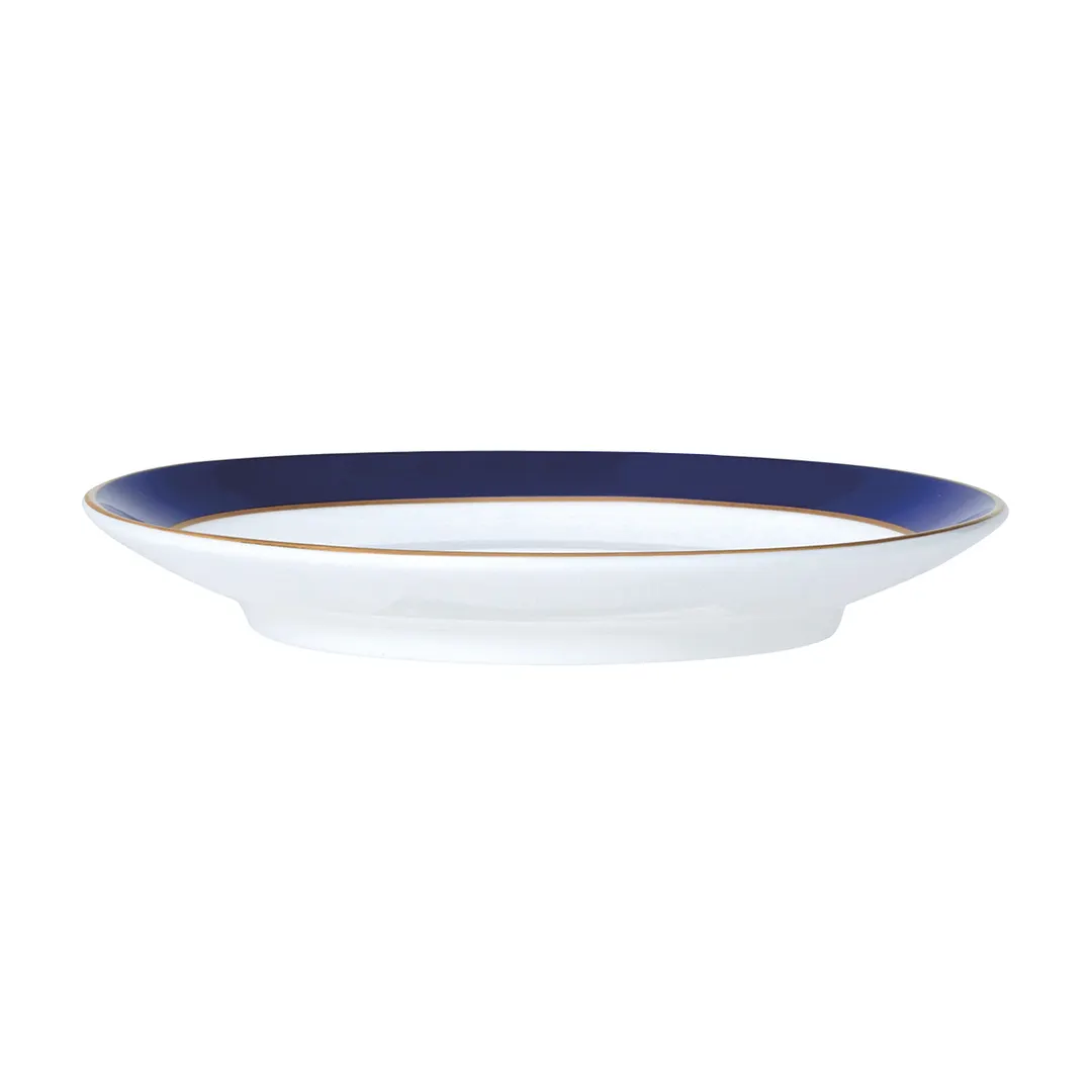 Steelite 82114AND0152 Espresso Saucer 4.75" x 0.75" Signature Duke W. Edwards Bone China - 1 Dozen