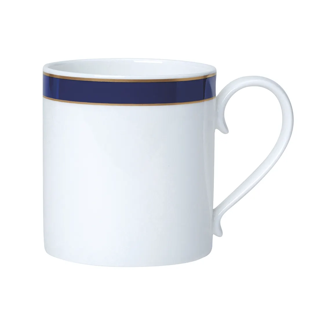 Steelite 82114AND0281 - Bone China Mug, 12.25 Oz (5.0" x 3.25" x 3.5"), Non-Stackable - 1 Dozen