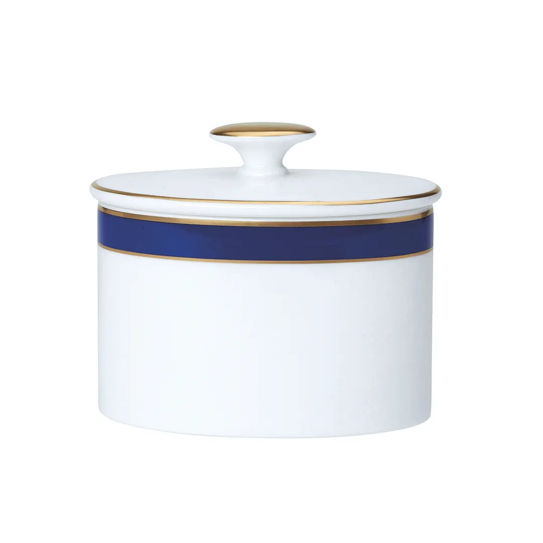 Steelite 82114AND0335 Sugar Bowl, 8 oz, 4.0" x 2.375" x 3.5", China Lid, Duke Design - 1 Dozen