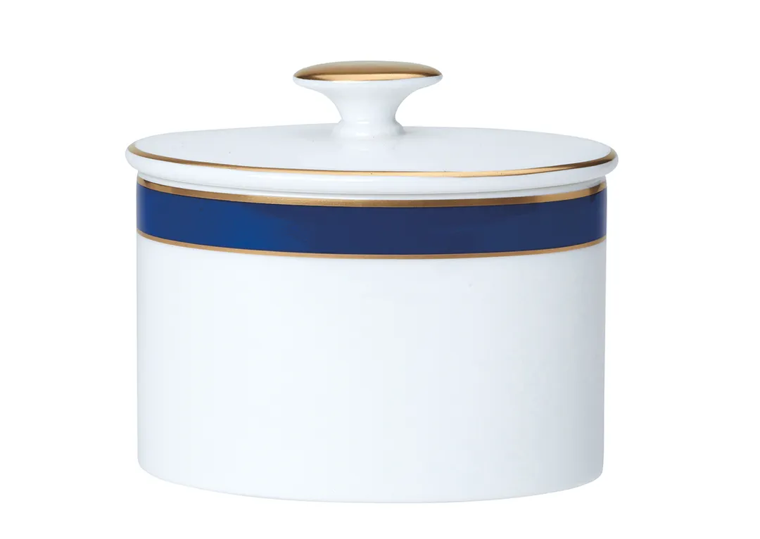 Steelite 82114AND0335 Sugar Bowl, 8 oz, 4.0" x 2.375" x 3.5", China Lid, Duke Design - 1 Dozen