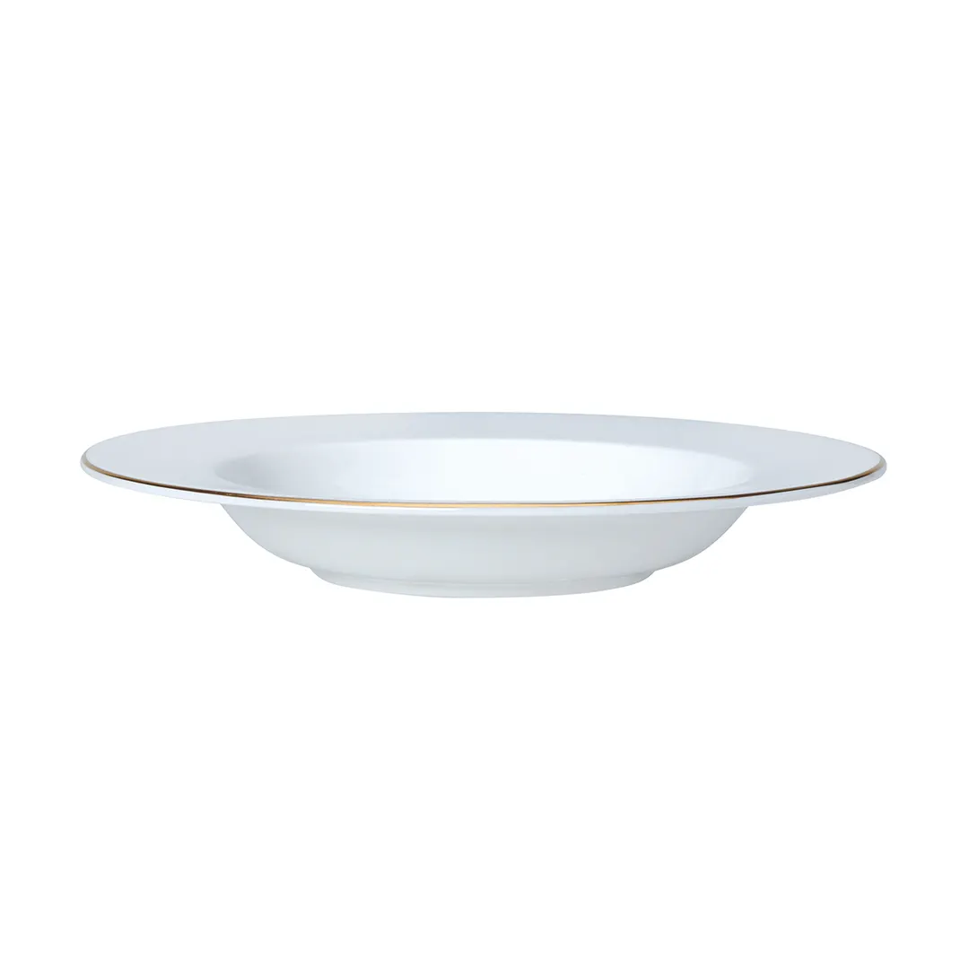 Steelite 82115AND0105 - 8" Rim Bowl, 8 oz, Bone China, Signature Diamond William Edwards - 1 Dozen