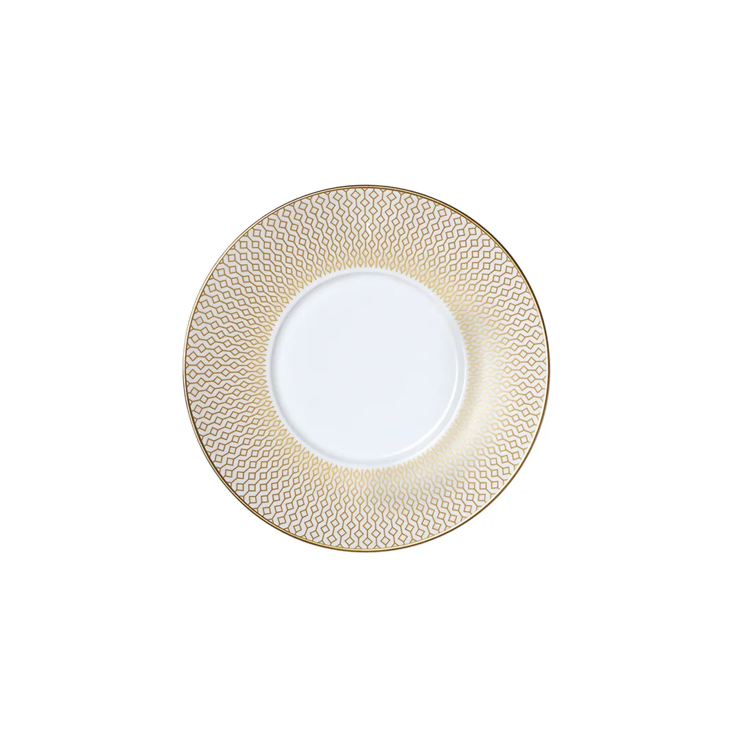 Steelite 82115AND0211 Diamond Bone China Saucer, 6.375" x 0.875", William Edwards - 1 Dozen