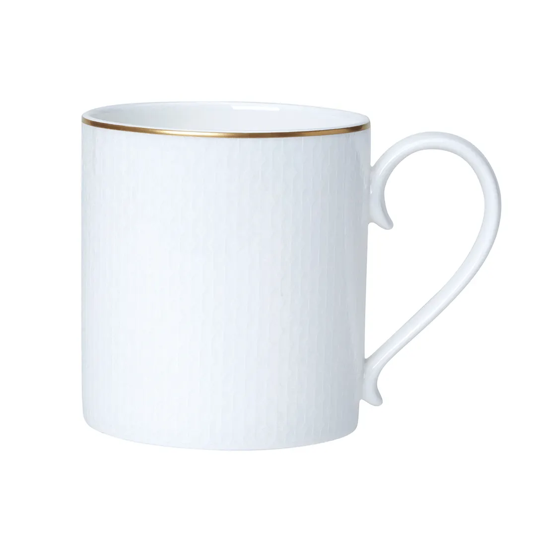 Steelite 82115AND0281 China Mug, 12.25 oz Diamond, 5.0" x 3.25" x 3.5" Bone China - 1 Dozen