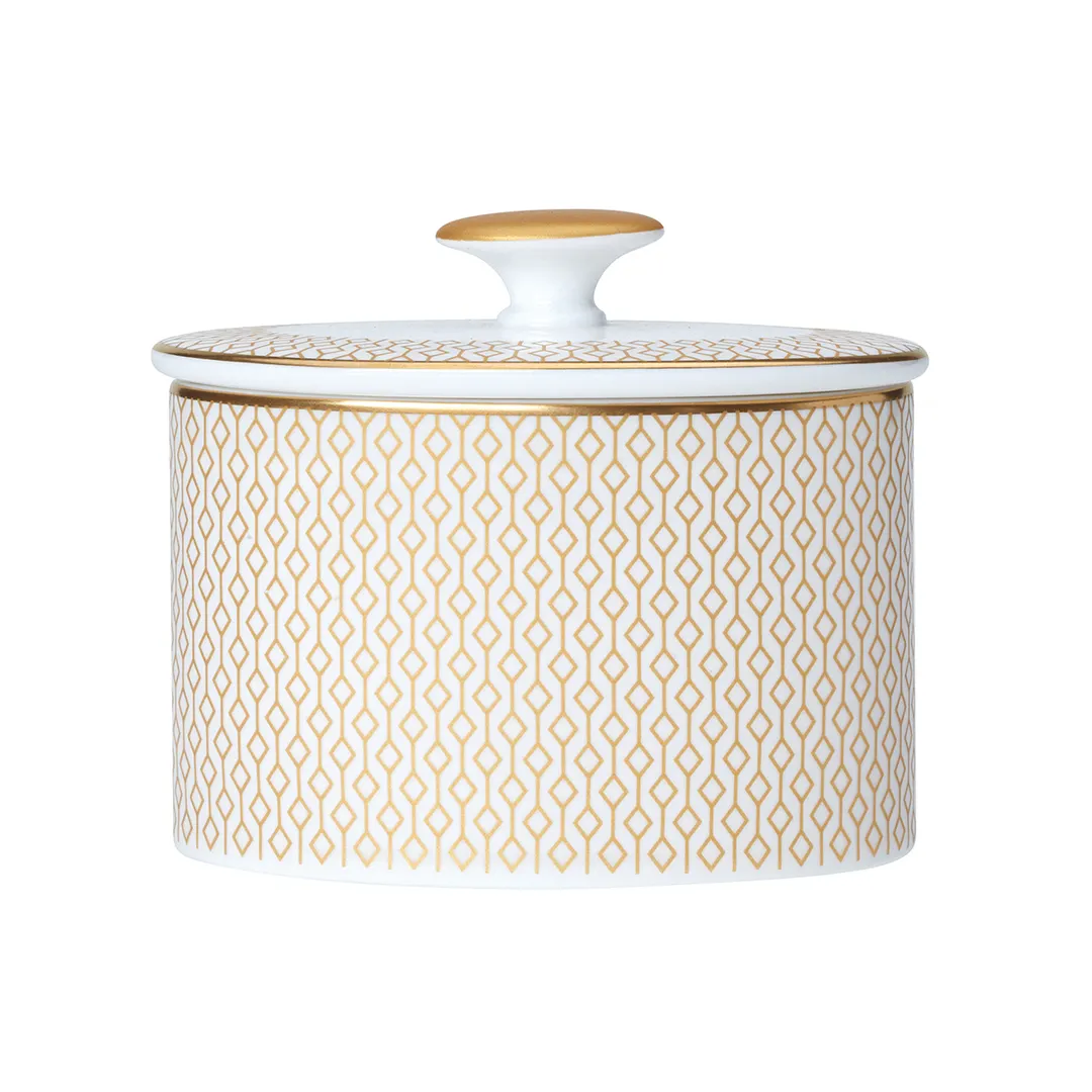 Steelite 82115AND0341 Sugar Lid, 4.125" x 2.875" x 1.0", William Edwards Bone China - 1 Dozen