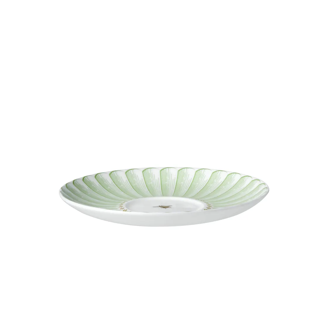 Steelite 82130AND0169 Tea‑For‑One Saucer, 5.75" x 0.75", Hive Round Bone China - 1 Dozen