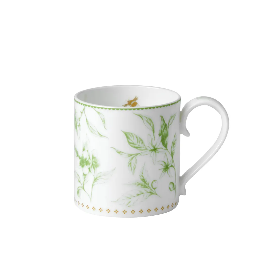 Steelite 82130AND0281 - 12.25 oz Hive William Edwards Bone China Mug, 5.0" x 3.25" x 3.5", 1 Dozen