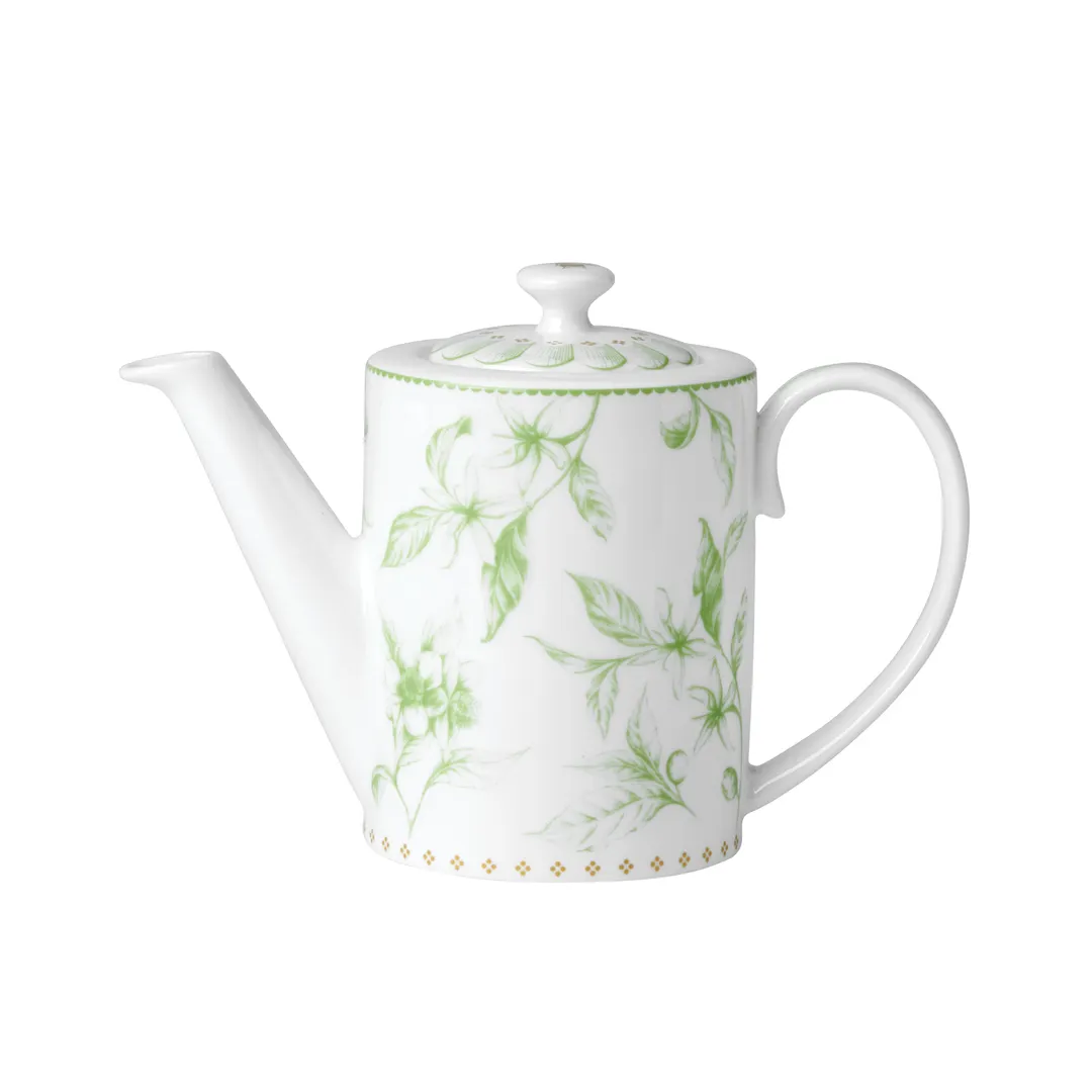 Steelite 82130AND0542 Connoisseur Bone China Coffee Pot, 15.25 oz, Hive Finish - Case