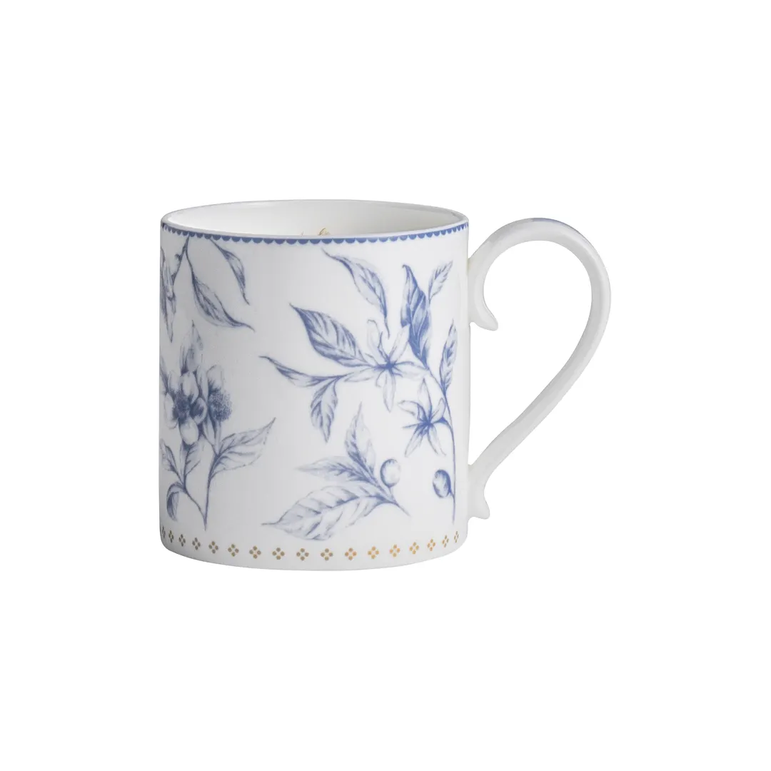 Steelite 82131AND0281 - Coupe China Mug, 12.25 oz (5" x 3.25" x 3.5"), Hive Blue - 1 Dozen
