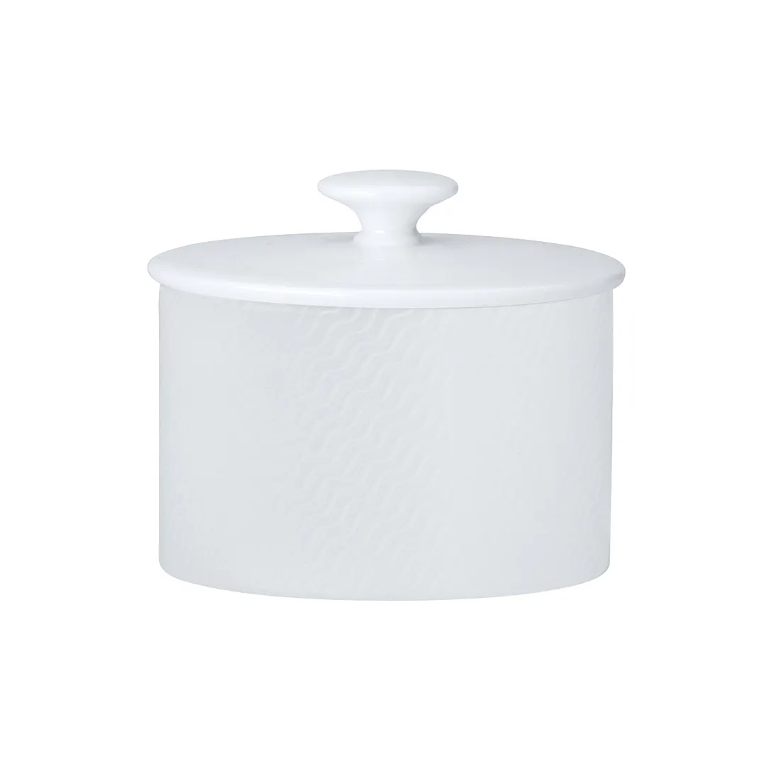 Steelite 82132AND0335 Sugar Bowl Oval Bone China 8 oz 4" x 2.375" x 3.5" - 1 Dozen