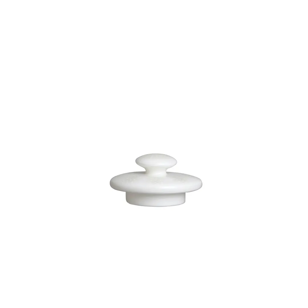 Steelite 82134AND0467L Teapot Lid, 2.625" x 1.375", Bone China, Quill William Edwards - 6/Case
