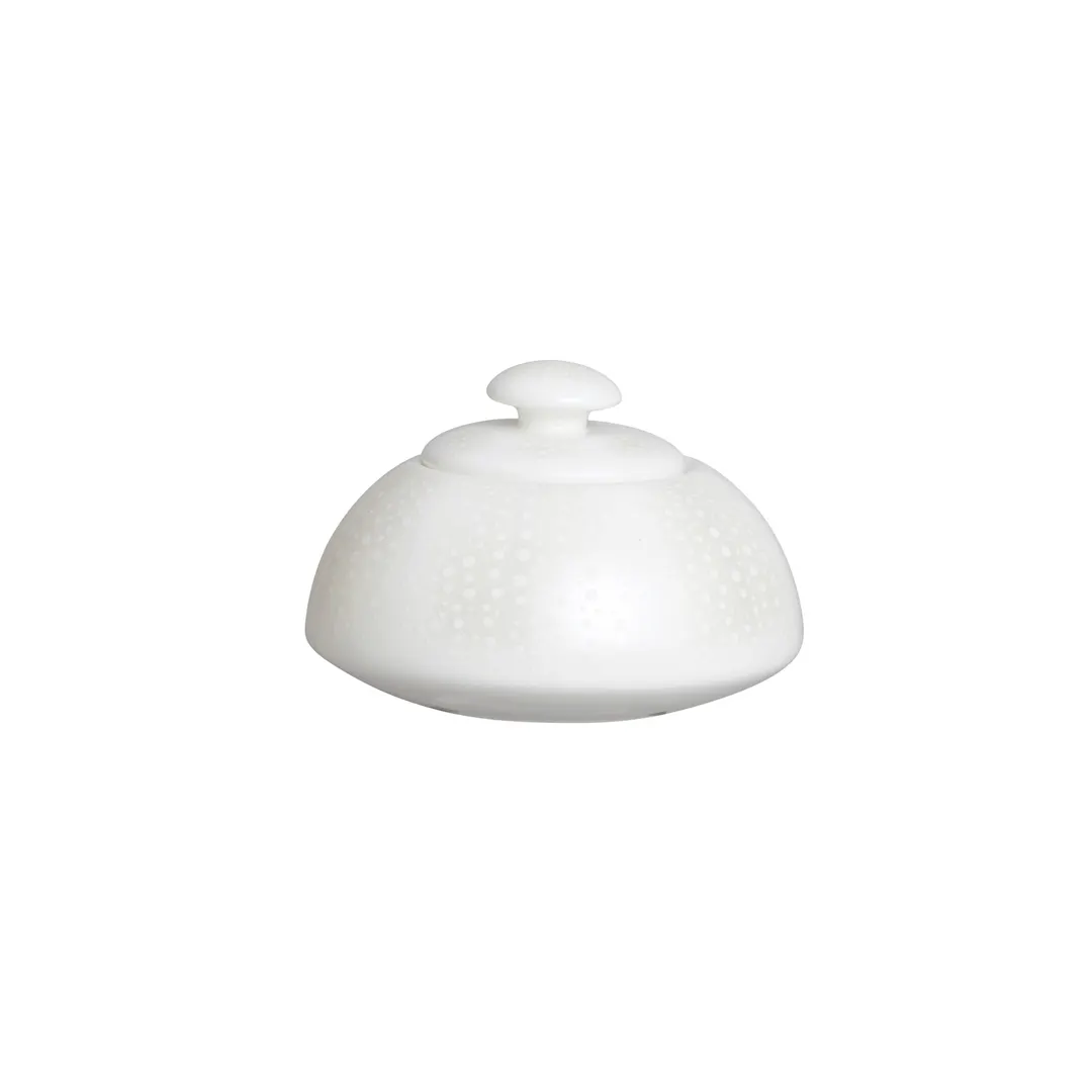 Steelite 82134AND0468 Covered Sugar Bowl, Rnd Bone China 6.375 oz (3.875" x 2.0"), With Lid - 6/Case