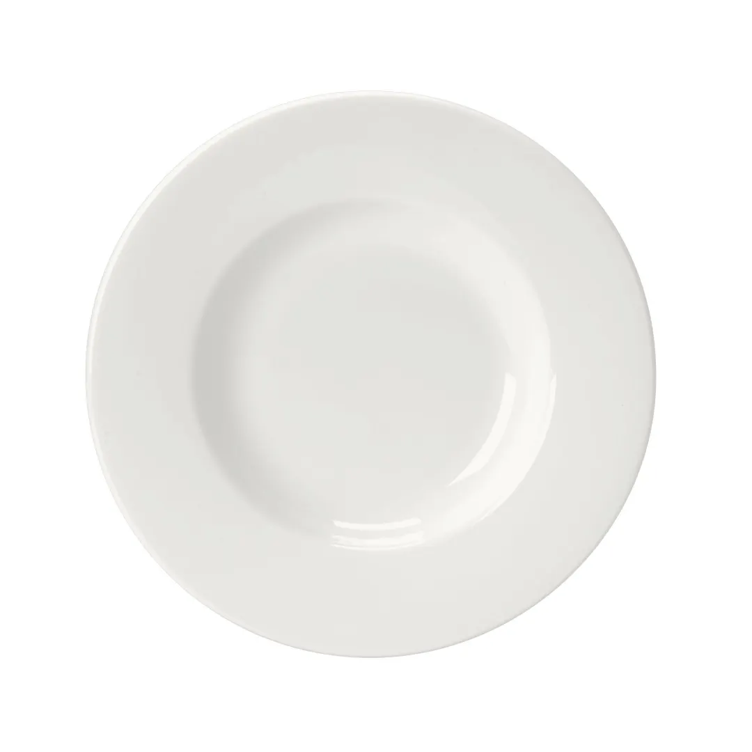 Steelite 9001C1115 Can Cup Saucer, 6.5" x 1.25" Round Vitrified China, Oven Safe to 530°F - 36/Case