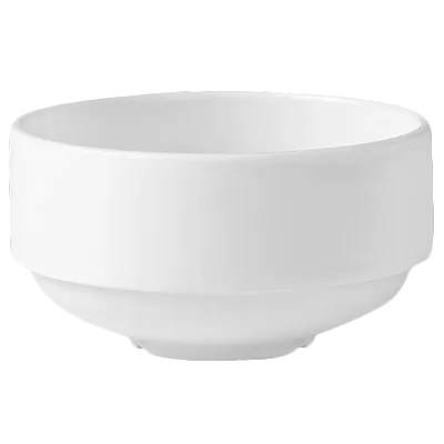 Steelite 9001C312 - Stack Soup Cup, 10 Oz (4.25" x 2.25"), Vitrified, Oven Safe to 530°F - 36/Case