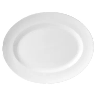 Steelite 9001C393 - Oval Platter 11.0" X 8.75" Monaco Vogue China, Oven Safe To 530°F - 1 Dozen